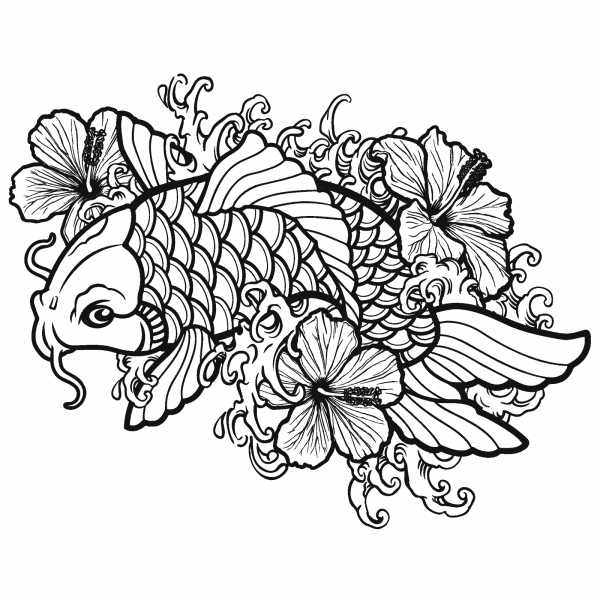 Раскраска антистресс "цветы"