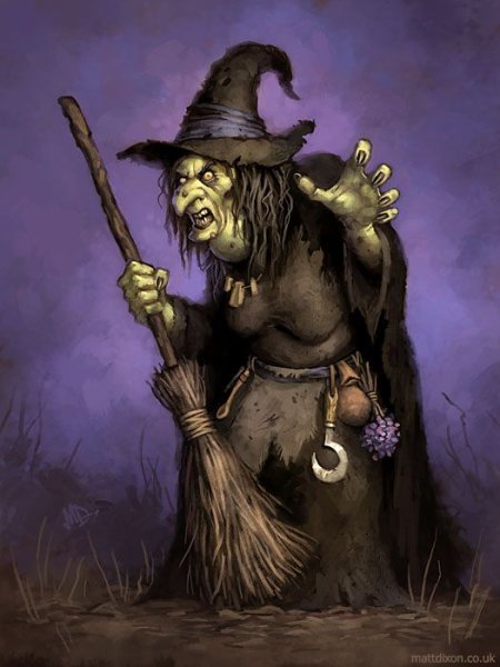 Ведьма в профиль