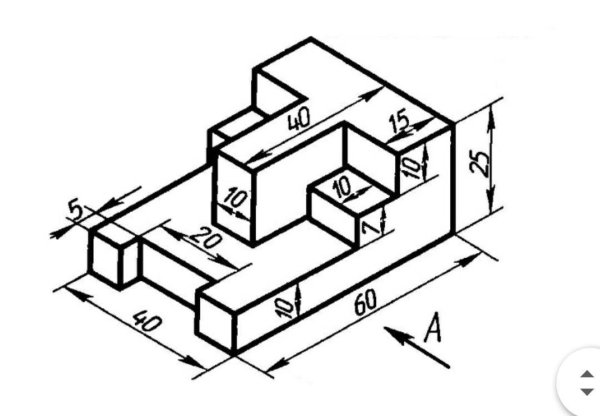 Инженерная Графика прямоугольное проецирование