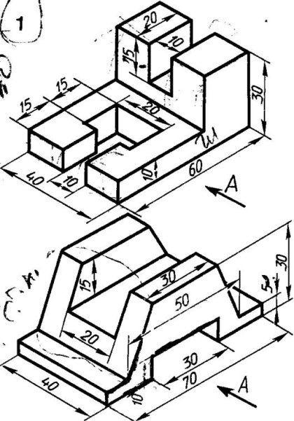 Компас 3д деталь аксонометрия