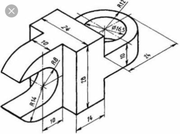 Объемные фигуры черчение