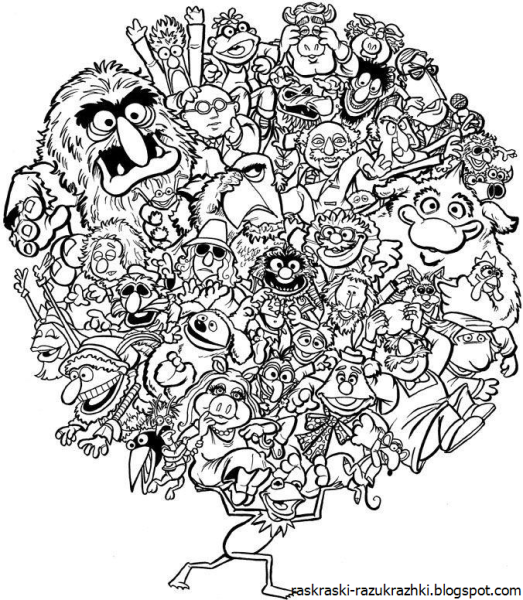 Рисунки с множеством деталей