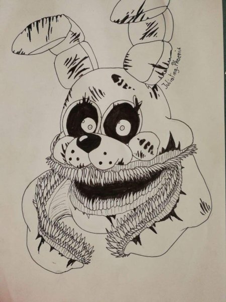 Раскраска Твистед Фредди