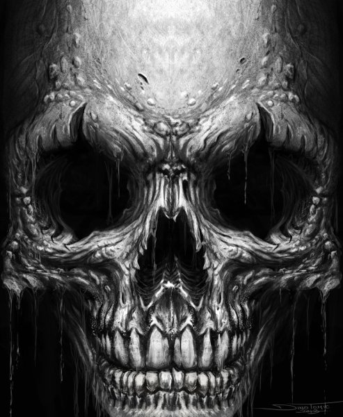 Череп эскиз