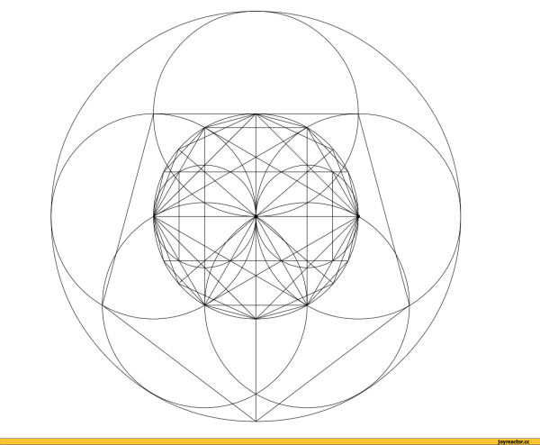 Рисование циркулем