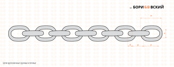 Ту 12.0173856.009-88 цепи круглозвенные сварные общего назначения