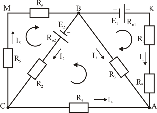 Сложные схемы для Кирхгофа