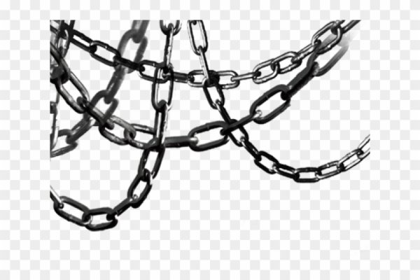 Цепь на прозрачном фоне