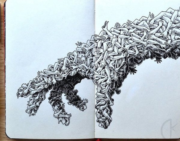 Граффити линером