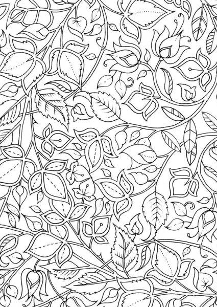 Раскраска для взрослых арт терапия