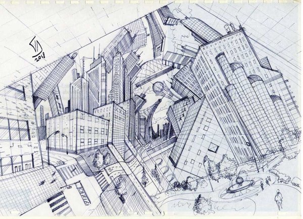 Современный город в перспективе