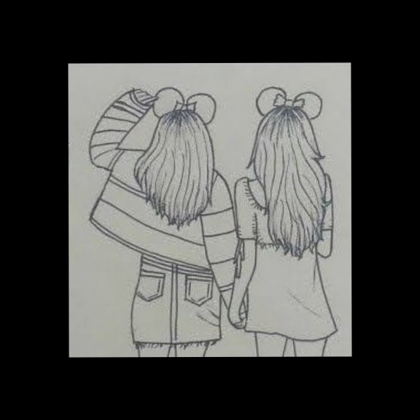 Рисунок 3 девочки подружки