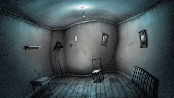 Страшная комната с глазами