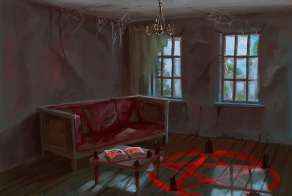 Страшная тёмная комната