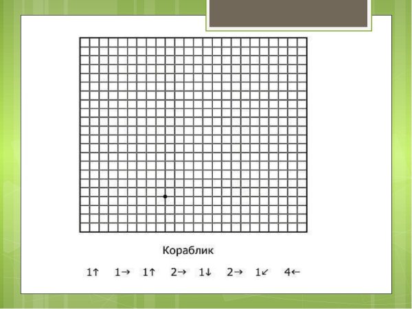 Рисование по стрелкам
