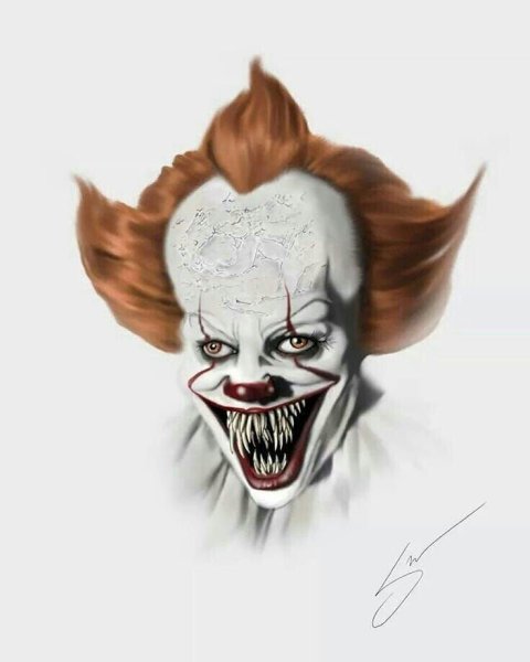 Клоун убийца ПЕННИВАЙЗ арт