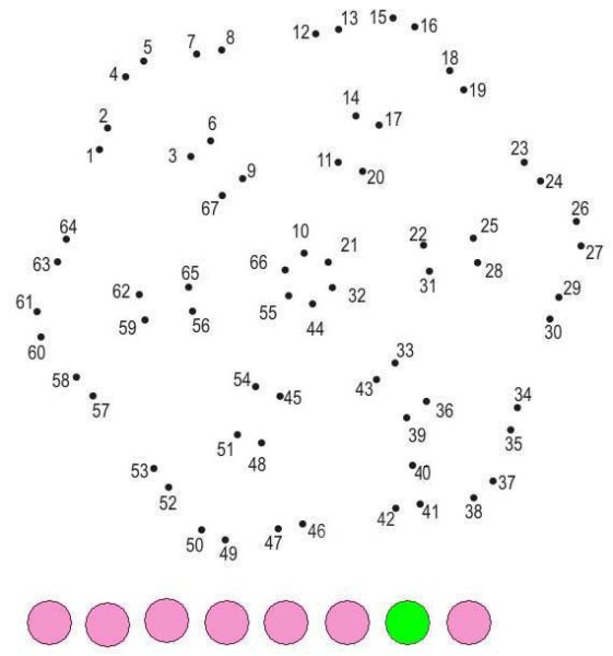 Задание для детей рисование по цифрам