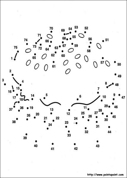 Рисунок соединение по точкам