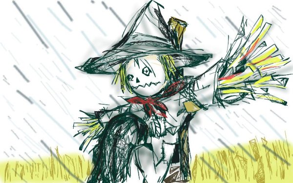 Пугало тату эскиз