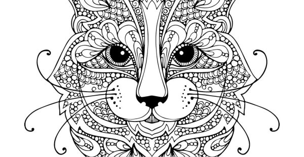 Раскраски для девочек животные антистресс легко