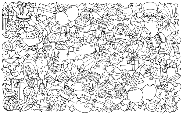 Раскраски мелкие