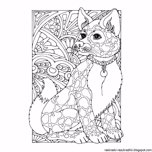 Раскраски антистресс для детей 8 лет