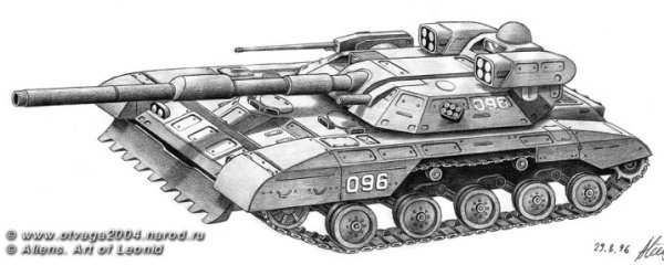 Сложные рисунки танков
