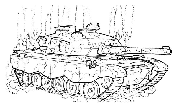 Танк будущего вид сбоку