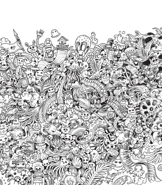 Ахегао Манга фон