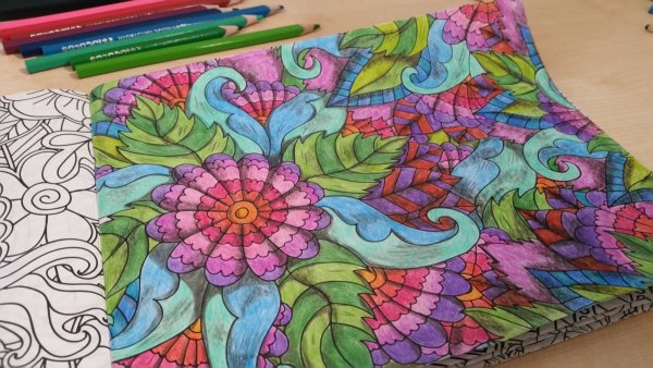 Раскраска антистресс часы