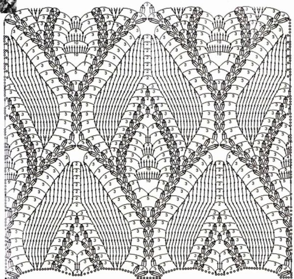 Фантазийные узоры крючком