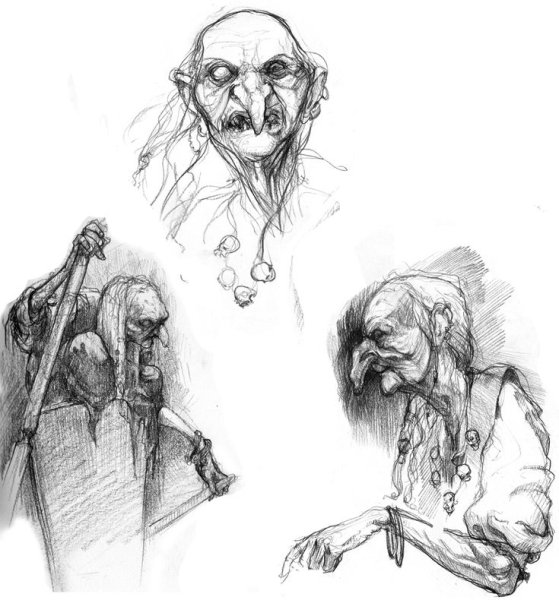 Баба Яга очень страшная