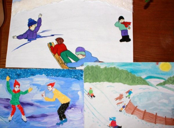 Рисунок на тему тонкий лед