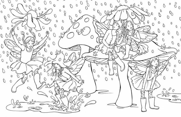 Раскраска природа