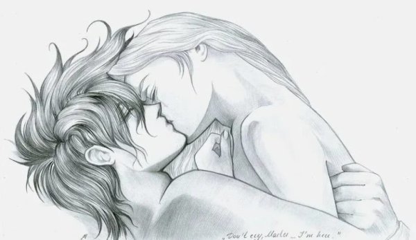 Любовные рисунки карандашом
