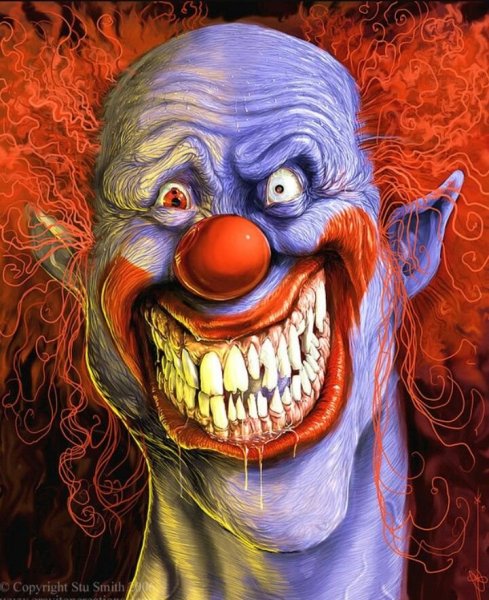 Страшные фотообои на стену