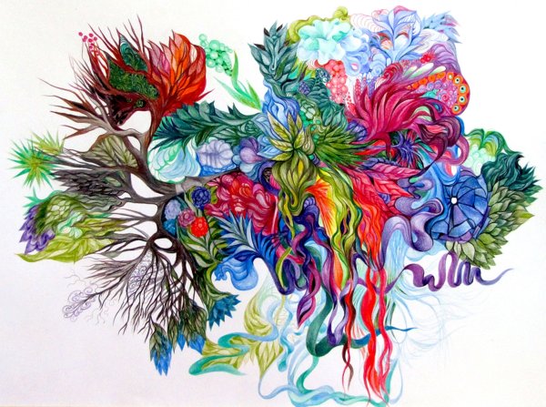 Многоцветный рисунок