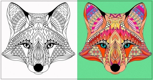 Раскраска антистресс