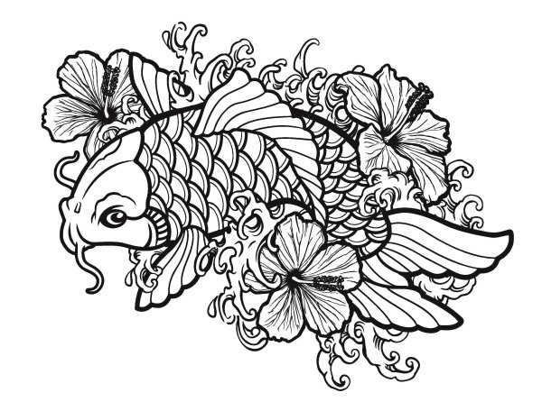 Раскраска антистресс "цветы"