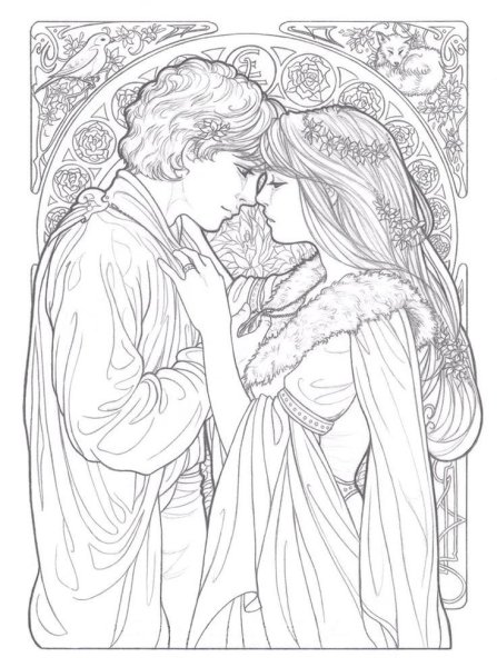 Ромео и Джульетта рисунок