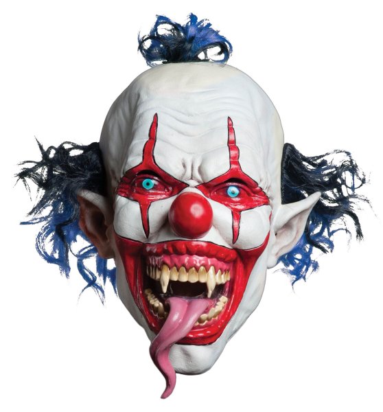 Наклейка злой клоун