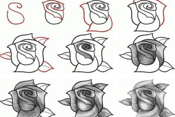 Поэтапное рисование дракона