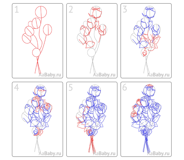 Поэтапное рисование кота для детей