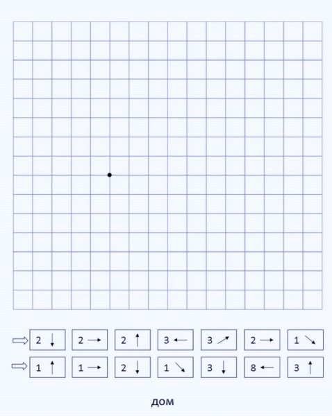 Графический диктант задания