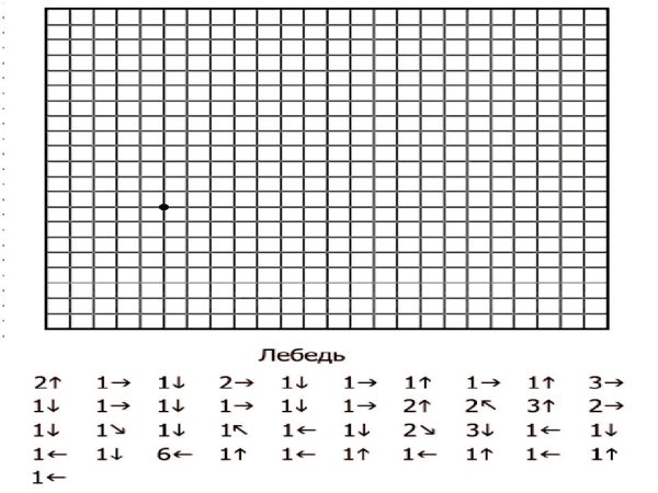 Графический диктант 3 класс