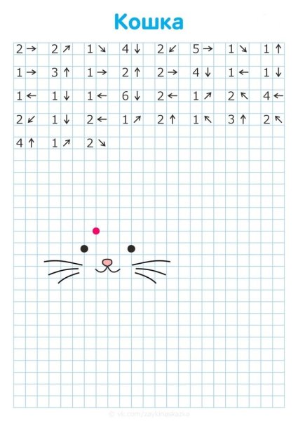 Графический математический диктант 2 класс школа России