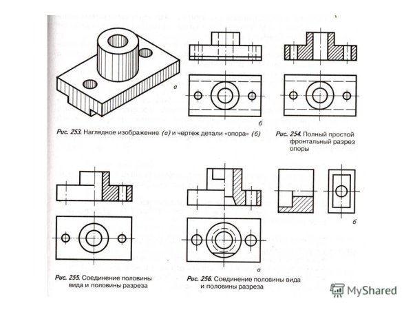 Виды разрезы сечения