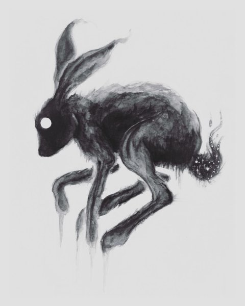 Кролик из Алисы в стране чудес эскиз