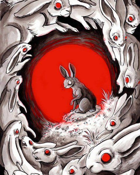 Алиса Тима Бертона кролик