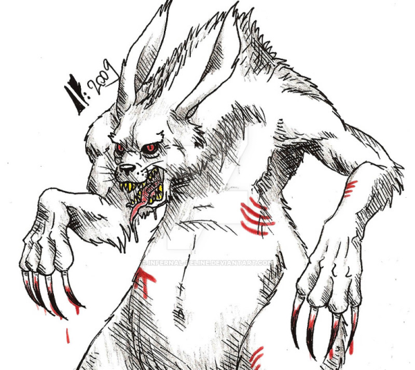 Зайчик с черепом